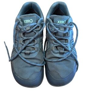 Women’s Xero Mesa Trail Running Waterproof Lightweight Sneakers Gray with Yellow